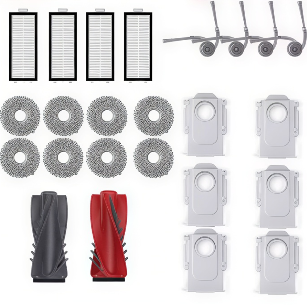 Kit de Pièces de Rechange - Brosses, Filtres, Mops et Sacs